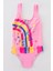 Açık Pembe Kız Çocuk Crazy Rainbow Mayo 1