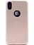 - Apple iPhone X - Kılıf Mat Soft Premier Silikon Kapak - Gold - T1645 1