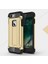 - Apple iPhone 7 - Kılıf Çift Katman Zırh Tank Crash Military Kapak - Gold 1