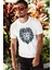 Unisex Beyaz Ön Dijital Baskılı T-Shirt 1