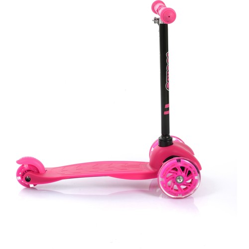 Rookie Pembe 3 Tekerlekli Led Isikli Scooter Fiyati