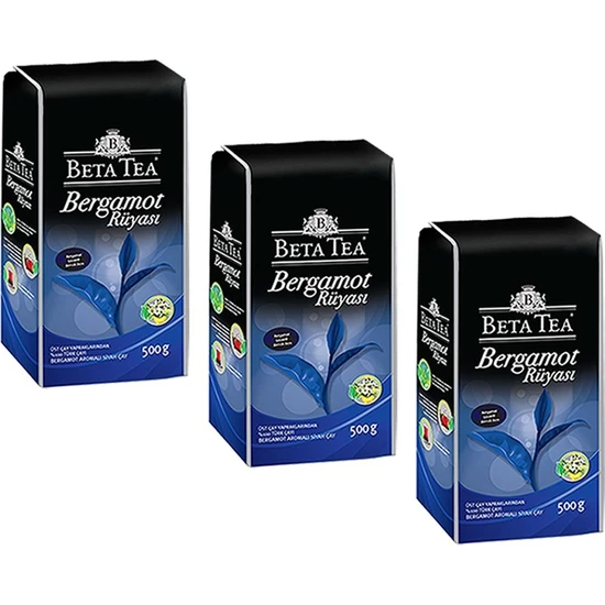 Beta Tea Bergamot Rüyası (500 Gr) x 3 'lü