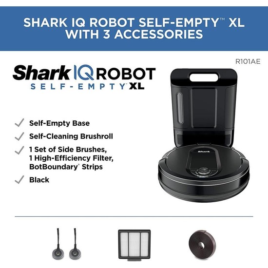 Shark Iq Robot SelfEmpty Xl RV1001AE, Robotic Vacuum, Fiyatı
