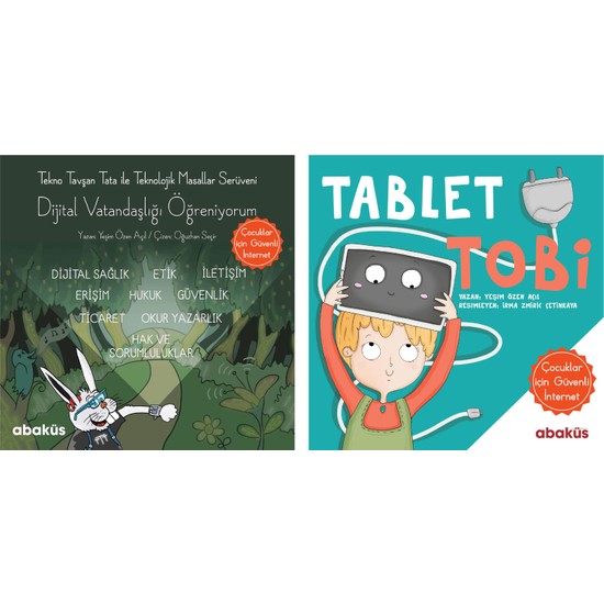 Abaküs Kitap Tablet Tobi+Dijital Vatandaşlığı Öğreniyorum - 4+ Yaş - Okul Öncesi - 2 Kitap - Set Ekitap İndir | PDF | ePub | Mobi