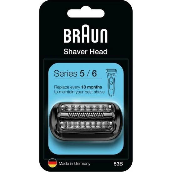 Braun Series 5 53B Tıraş Makinesi Yedek Başlığı - Siyah