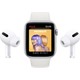 Apple Watch SE 44mm GPS Gold Alüminyum Kasa ve Kum Pembesi Spor Kordon MYDR2TU/A