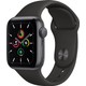 Apple Watch SE 40mm GPS Space Gray Alüminyum Kasa ve Siyah Spor Kordon MYDP2TU/A