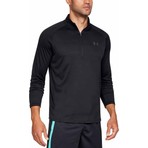 Under Armour Tech 2.0 12 Zip Erkek Siyah Sweatshirt 1328495-001