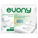 Evony 60x90 Cm Yatak Koruyucu Örtü 30'lu İpeksi Üst Yüzey ile Sızdırmayı Önleyen Koruma
