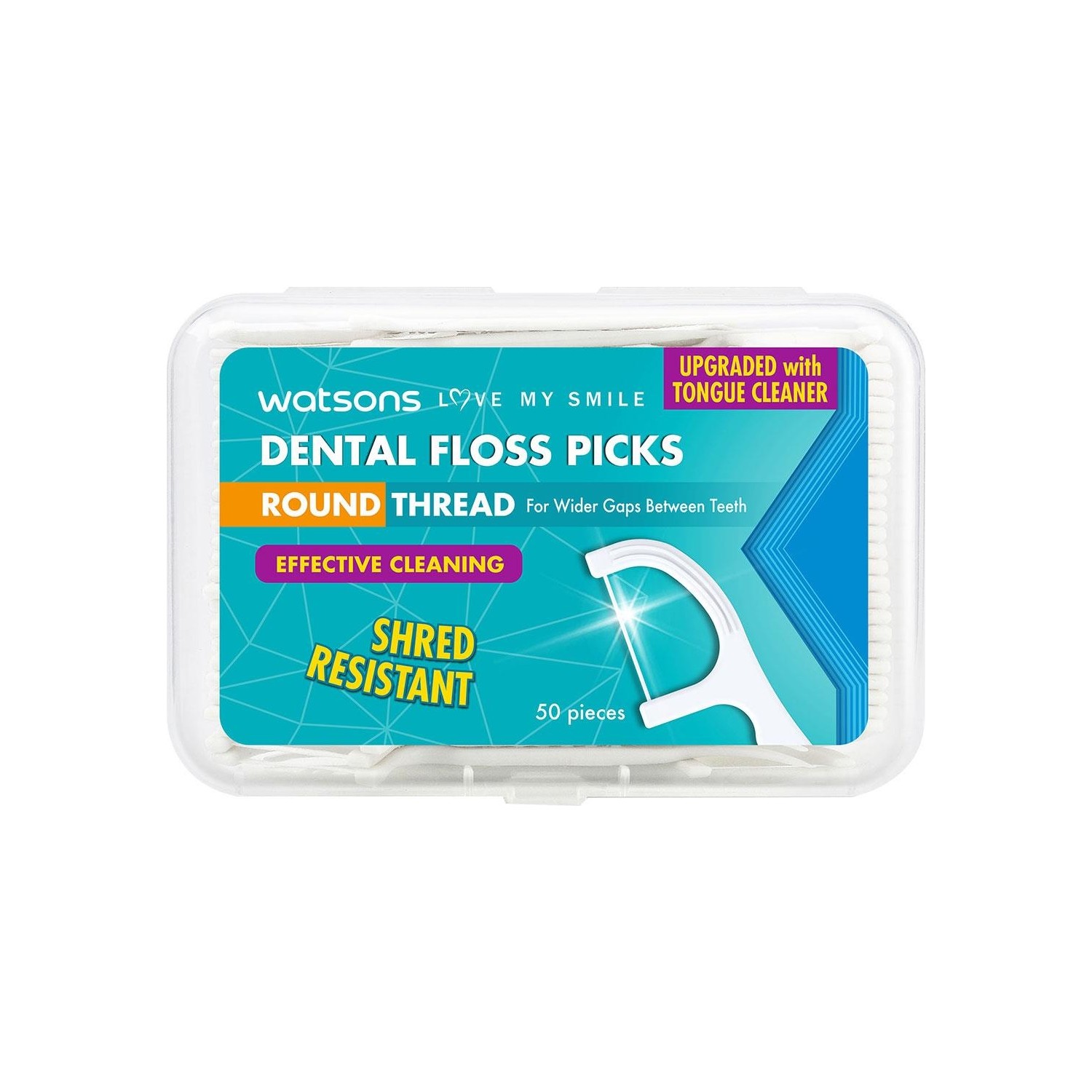 Watsons Round Thread Dental Floss Picks 50 Adet Fiyatı
