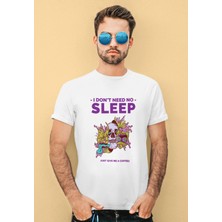 Raf Coll Unisex Beyaz Ön Dijital Baskılı T-Shirt