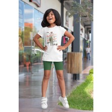 Raf Coll Çocuk Beyaz Tshirt Dijital Baskılı