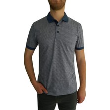 Naykı Erkek Polo Yaka Jakarlı T-Shirt 2140 BGL-ST01052