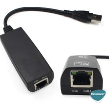 Microsonic USB 3.0 To Ethernet Adaptör Siyah