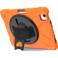 MobaxAksesuar Apple iPad Pro 11 2. Nesil 2020 Kılıf Defender Zırhlı Tank Case A2228 A2068 A2230 A2231 Turuncu