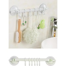 Keskin Vantuzlu Banyo Askısı Beyaz