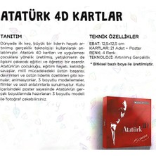 4 Boyut Yayınları Atatürk 4d Artırılmış Gerçeklik Kartları