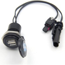 On Off Moto Bmw R1200GS R1250GS Çift USB Şarj Adaptörü Bmw Soket Hızlı Şarj