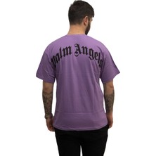 Amor Man Palm Angels Dijital Baskılı Pamuk Ter Tutmayan Oversize Yeni Trend Erkek Tshirt