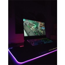 Voll  Rgb  800 x 300 mm Oyuncu Gamer Mousepad Siyah