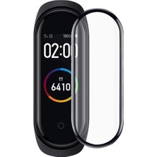 Bufalo Xiaomi Mi Band 5 Ekran Koruyucu Kavisli Pmma Nano Siyah Çerçeve