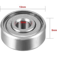 Dünya 30 Adet 624ZZ Mikro Rulman, Metal Mühürlü Çok Amaçlı Bilya, 3D Yazıcı Rulmanı - 4X13X5 Ölçülerinde