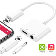 Dybox 3.5mm Kulaklık ve Şarj Dönüştürücü Başlık Adaptör Kablo SS-İP30S