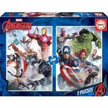 Educa Puzzle 2X500 Marvel Mania 17994