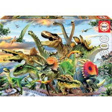 Educa Puzzle 500 Parça Dinozor 17961