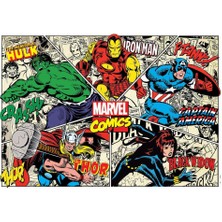 Educa Puzzle 1000 Parça Marvel Kahramanları Karikatür 18498