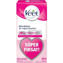 Veet Sir Ağda Bandı Normal Cilt 20'li Sir Ağda