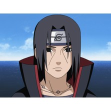 Aksh Naruto Uchiha Itachi Konoha Saç Kafa Bandı Metal Plaka