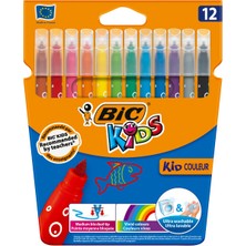 Bic Kids Couleur Yıkanabilir Keçeli Boya Kalemi 12 Renk
