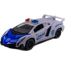 Lamborghini 1:16 Uzaktan Kumandalı Polis Arabası Işıklı Şarjlı