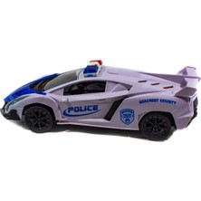 Lamborghini 1:16 Uzaktan Kumandalı Polis Arabası Işıklı Şarjlı