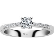 Sirius F Renk Toplam 0,45 Karat Pırlanta Tektaş Yüzük 0417R0188