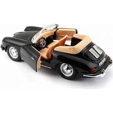 Bburago 1:24 Porsche 356B Cabriolet 1961 Model Araba