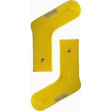 Carnaval Socks Muz Nakışlı Sarı Renkli Spor Çorap