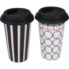 Lucky Art Lyeg 160-POINT Slikon Kapaklı 2'li Kupa