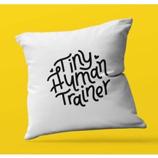 Armağan Zengini Anneler Gününe Özel Tiny Human Trainer Temalı | Saten Kare Yastık