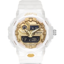 Joefox Analog Dijital Silikon Kol Saati