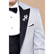 Wessi Erkek Slim Fit Yelekli Sivri Yaka Damatlık