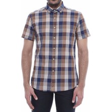 Wessi Erkek Slim Fit Ekose Desenli Pamuk Gömlek