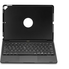 NOUT iPad 9.Nesil 8.Nesil 7.Nesil ve Air 3.Nesil Pro 10,5" için Türkçe Q Klavyeli Kılıf (Touchpad RGB Klavye) Siyah