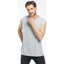 Superlife Bisiklet Yaka Kolsuz Tshirt