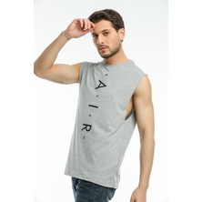 Superlife Bisiklet Yaka Kolsuz Tshirt