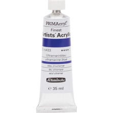 Schmincke : Primacryl : Artist Akrilik Boya : 35 ml : Seri 1 : 433 Ultramarine Blue