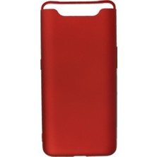 Shaai Samsung Galaxy A80 Silikon Kılıf Bordo