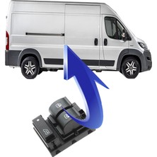 Mcar Fiat Ducato 4 Sol Çiftli Cam Düğmesi Anahtarı 2014--2019