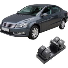 Mcar Volkswagen Passat B6 -B7 Sol Dörtlü Cam Düğmesi Krom 2006--2014